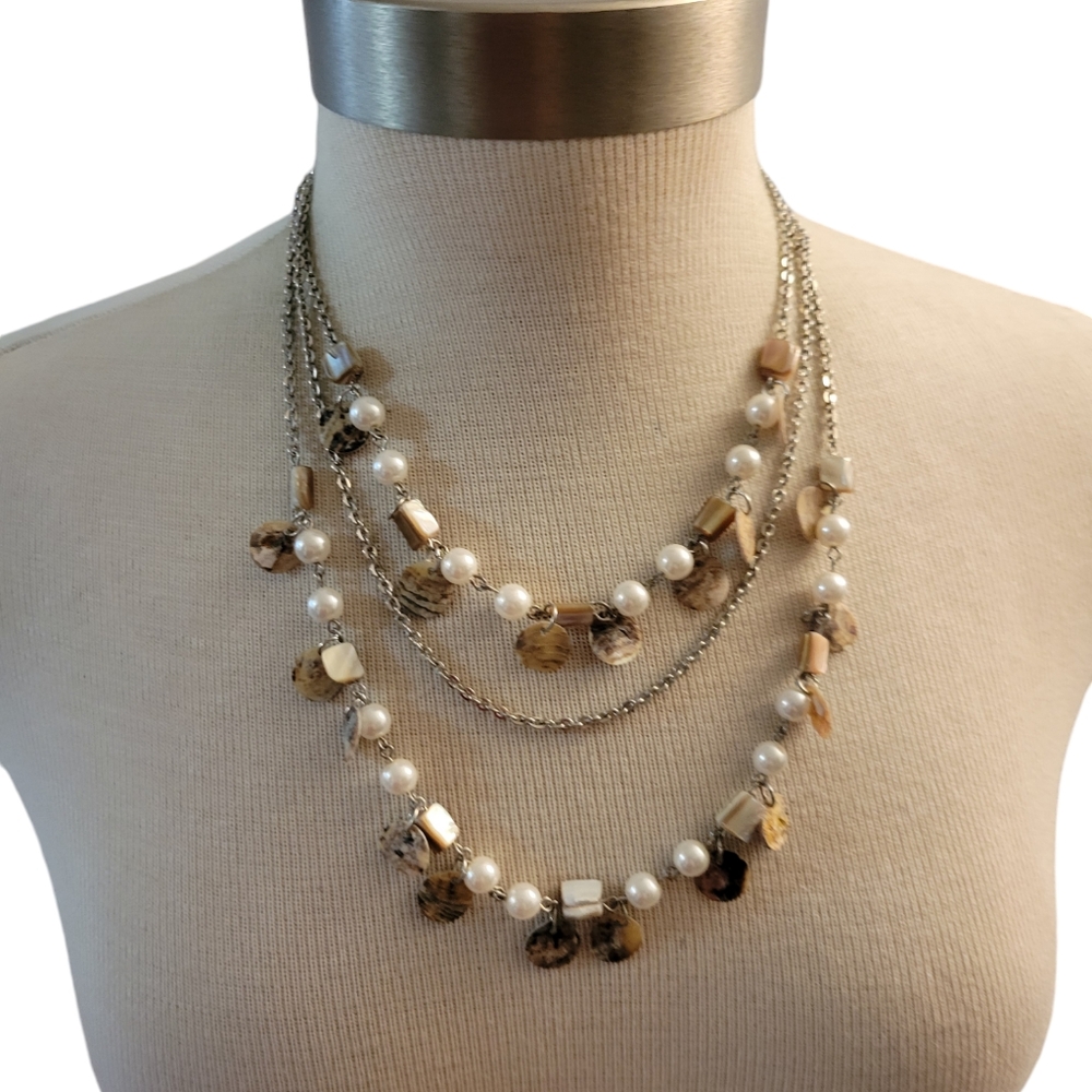 Premier Designs Layered Statement Necklace - Picture 1 of 5